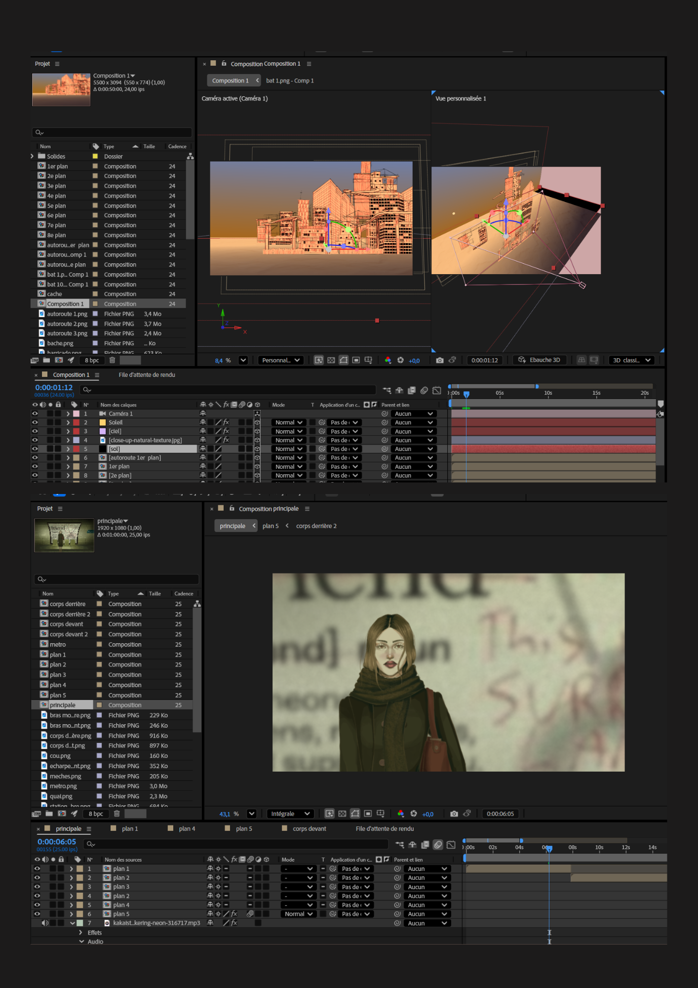 after effects - projets motion